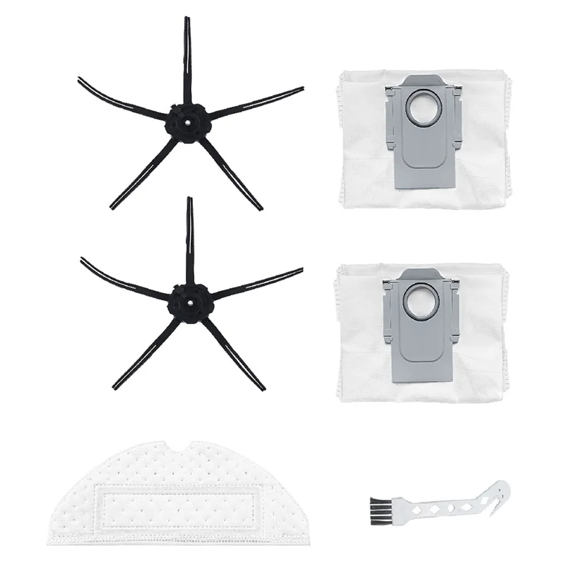 

B01C-For Roborock S7maxv Ultra G10S Pro Robot Vacuum Cleaner Replacement Parts–Dust Bag Side Brush Cloth
