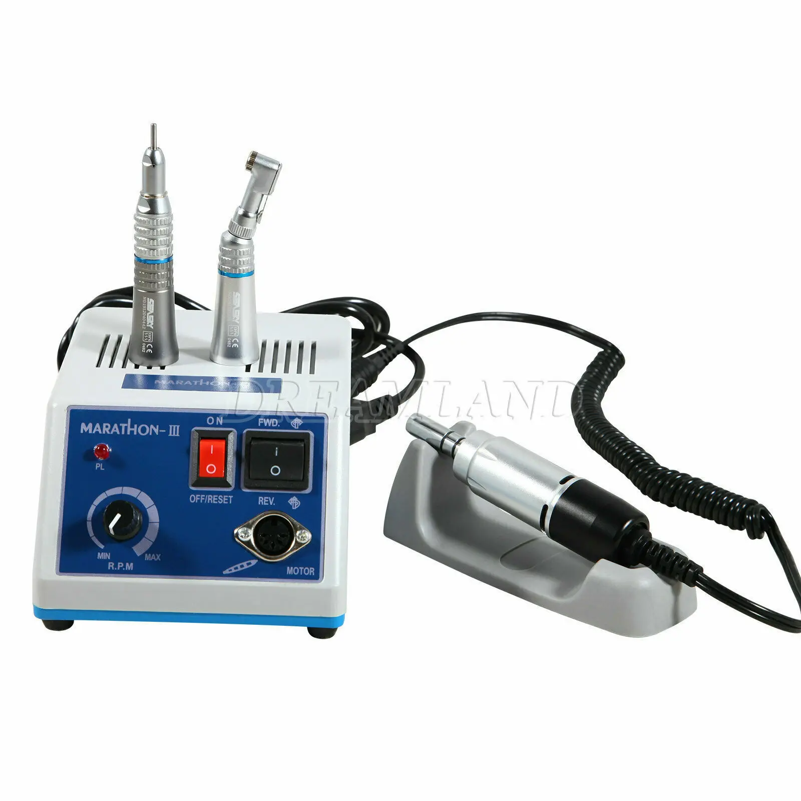 

Dental Lab Marathon N3 Electric Micromotor Low Speed Straight Contra Angle Handpiece Polishing Kit