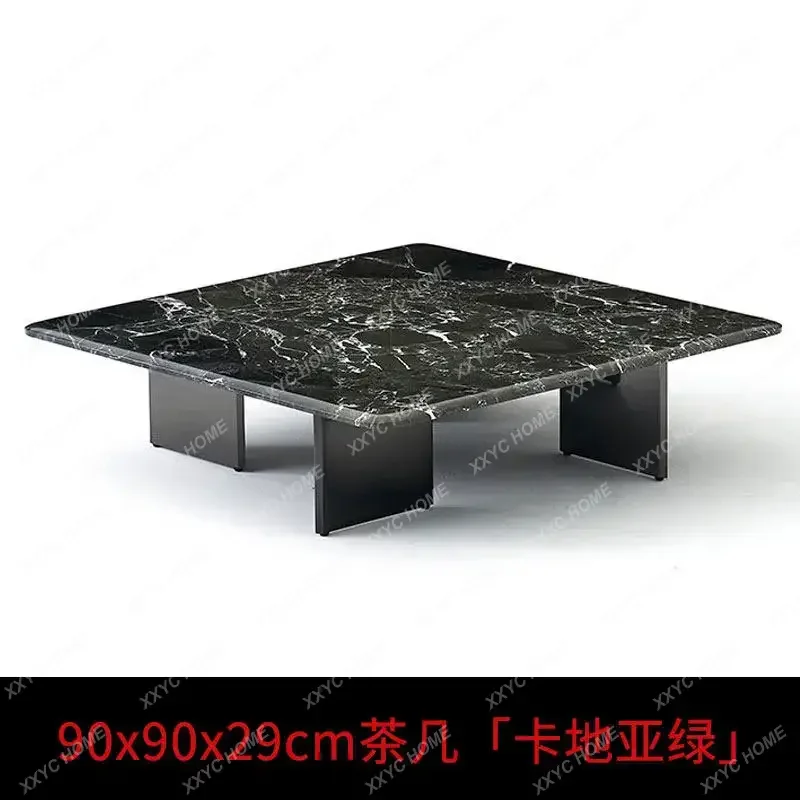 

Minimalist Style High-end Natural Luxury Stone Coffee Table Villa Square Luxury Marble Light Luxury