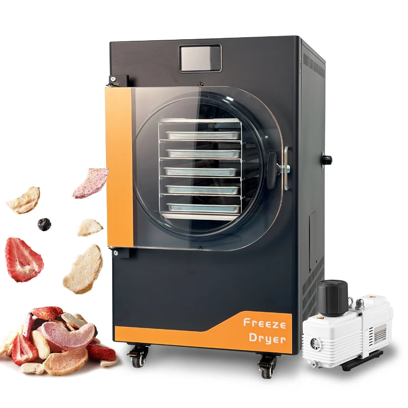 Food Vacuum Freeze Drying Machine Dried Fruit Freeze Dry Equipment Home Freeze Dryer For Sale