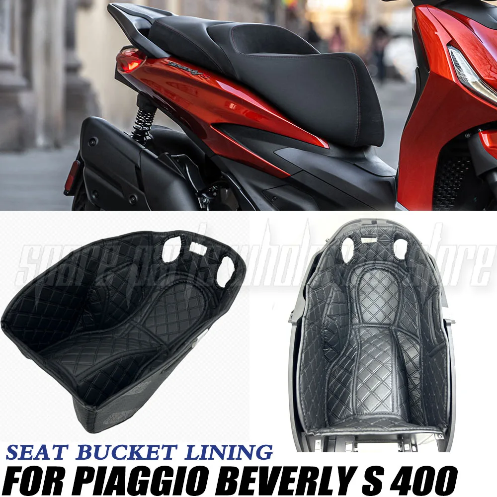 Accessori moto Per Piaggio Beverly S 400 Beverly400 BeverlyS400 BV400 Baule Posteriore Cuscino Interno Scatola Bagagli Liner Pad