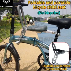 Foldable and Portable Child Seat Bicycle Front Child Seat Suitable for Children Aged 2-5 자전거 어린이용 시트