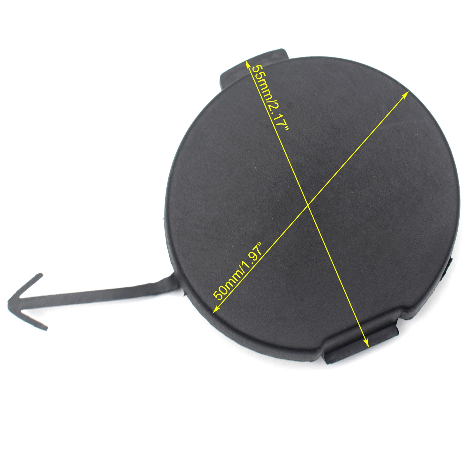 لميتسوبيشي لانسر 2008-2015 Unprimed سيارة سحب هوك غطاء العين سحب غطاء المصد الأمامي الخلفي اكسسوارات السيارات 2009 2010 2011