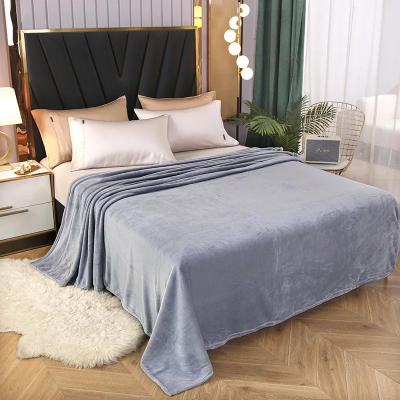 120x200cm, 150x200cm, 180x200cm, 200x230cm Blanket  Fluffy Flannel Blanket Ultra Soft Coral Fleece Cover for Bed Couch Travel
