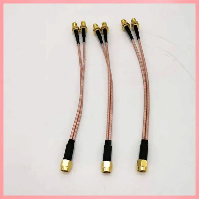 

Y23A-3-Pack Радиочастотный коаксиальный соединительный кабель SMA Разветвительный кабель SMA «папа» на двойной SMA «мама» Коаксиальный кабель