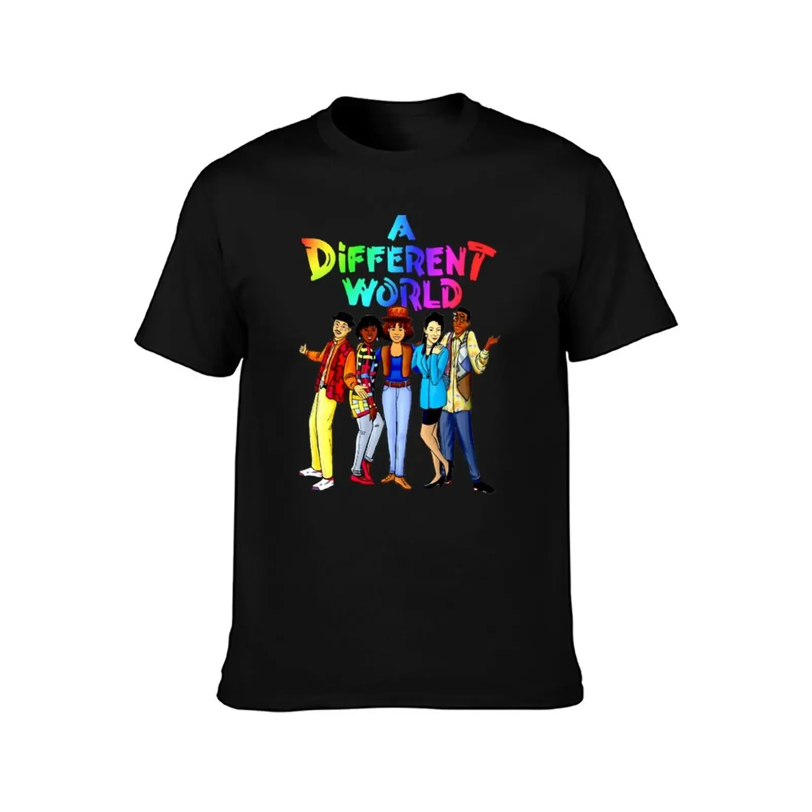 A Different World T-Shirt animal prinfor boys new edition blacks Short sleeve tee plain white t shirts men