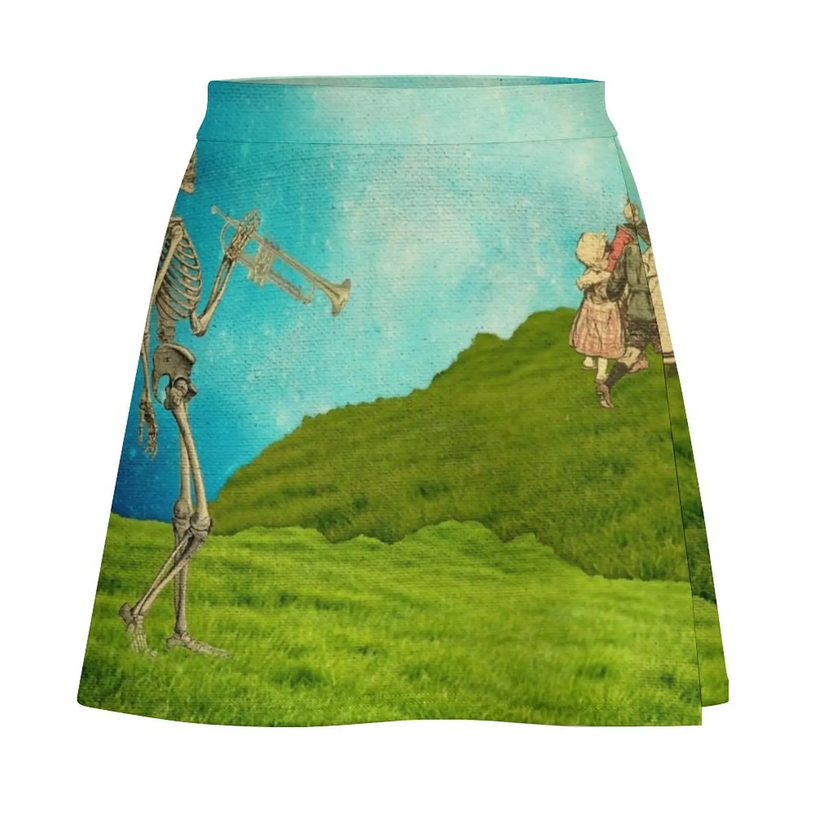 Thank Mr. Skeltal Mini Skirt Women's summer skirt skirts for women Summer dress short skirt