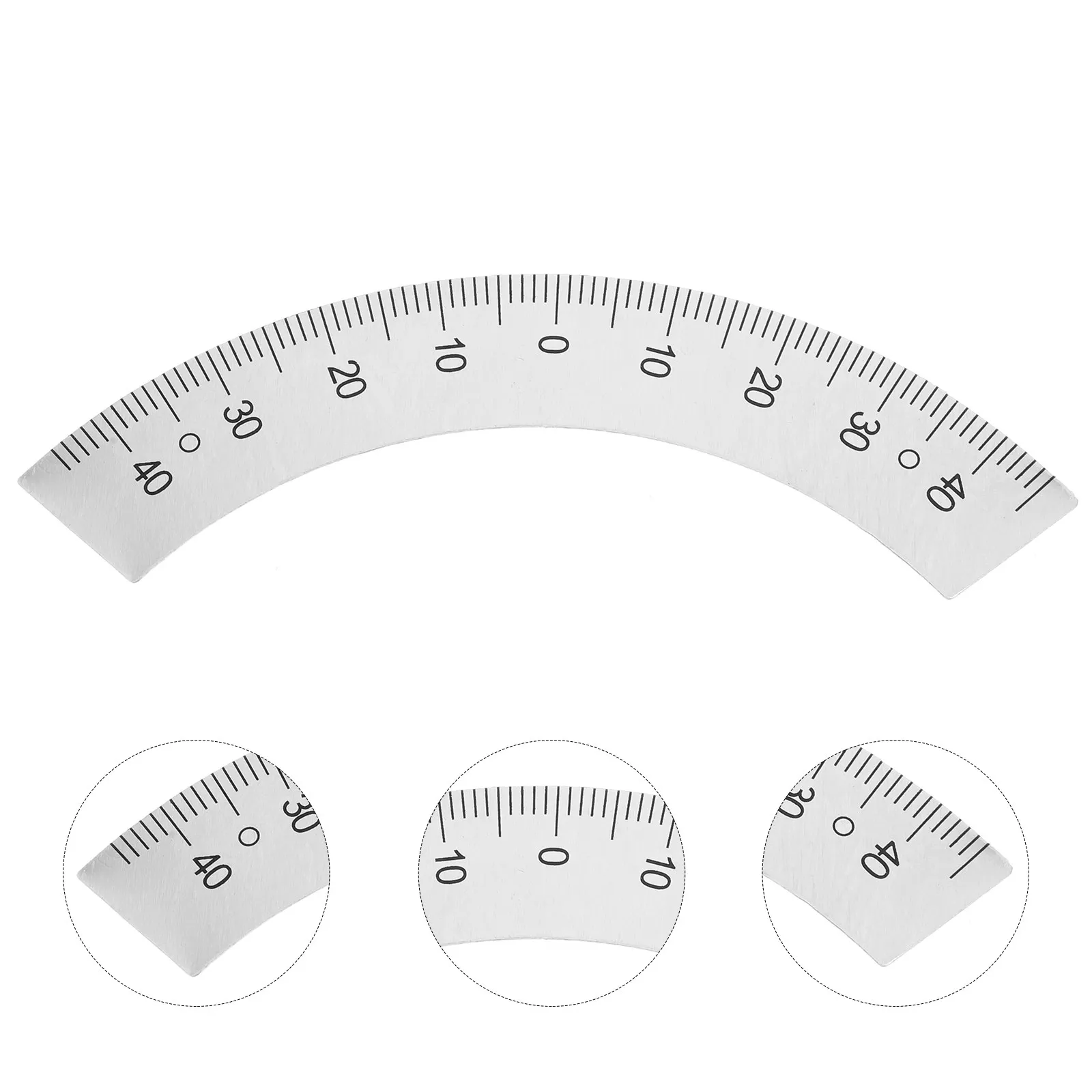 Precision Angle Gauge Plastic Milling Machine Scale Ruler 45 Degree Compact Lightweight Protractor Arc Measuring Gauging Tool