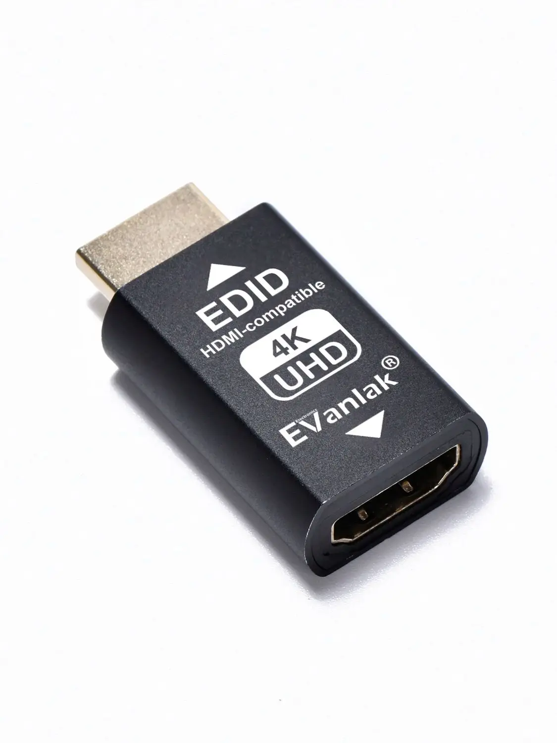 Emulator HDMI EDID 3. generacji z funkcją passthrough, zastępujący adapter emulatora, współpracuje z rozdzielaczami wideo Mac Thunderbolt na HDMI. — zdjęcie produktu 7