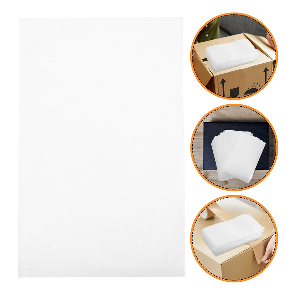 

1000pcs Foam Packing Pouches Cushion Wrap Sheets Pearl Cotton Foam Small Items Wrap Glassware Ceramics Packaging Bags For