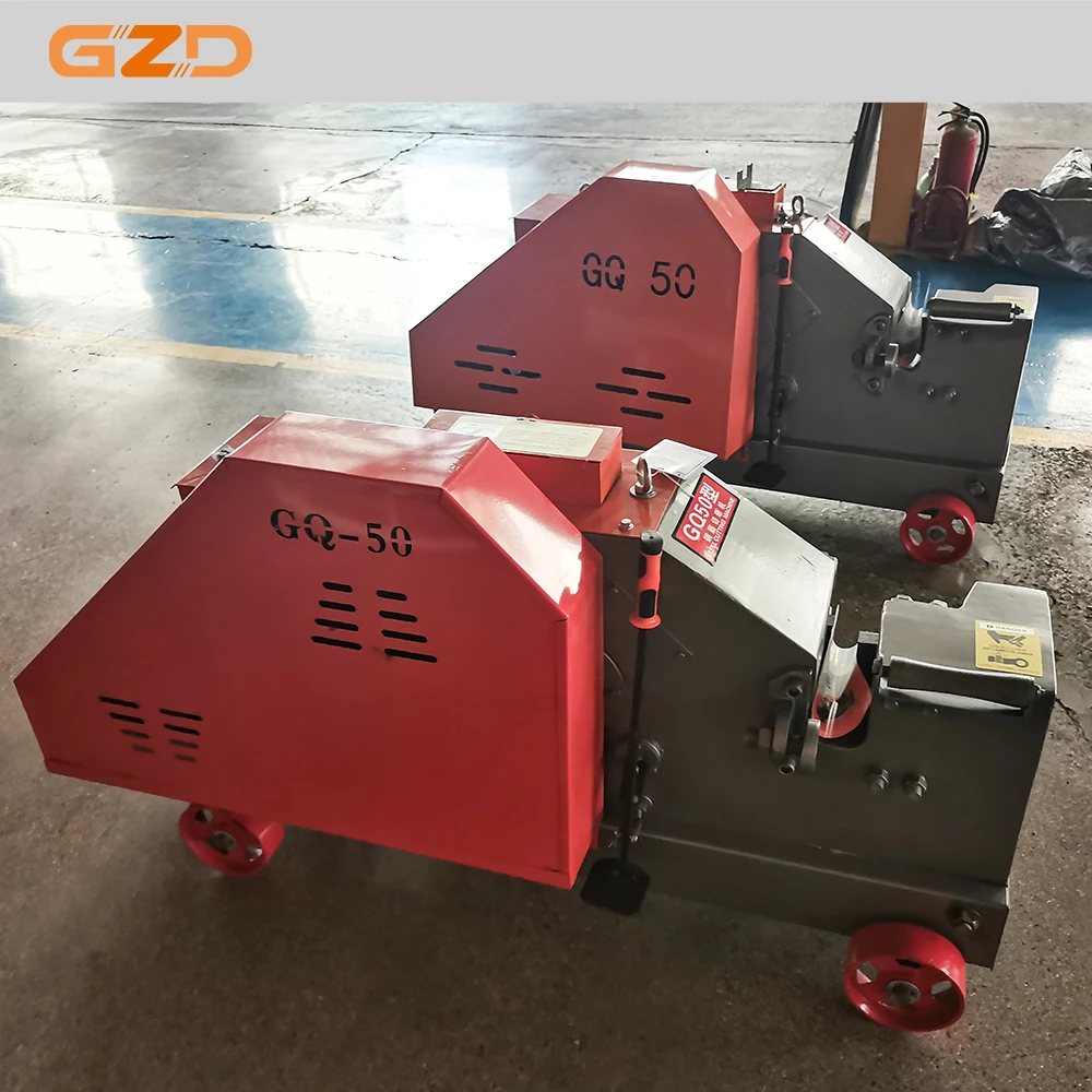 GZD 6-32mm Metal Steel Bar Rebar Auto Cutting Machine GQ50 Automatic Steel Bar Cutter