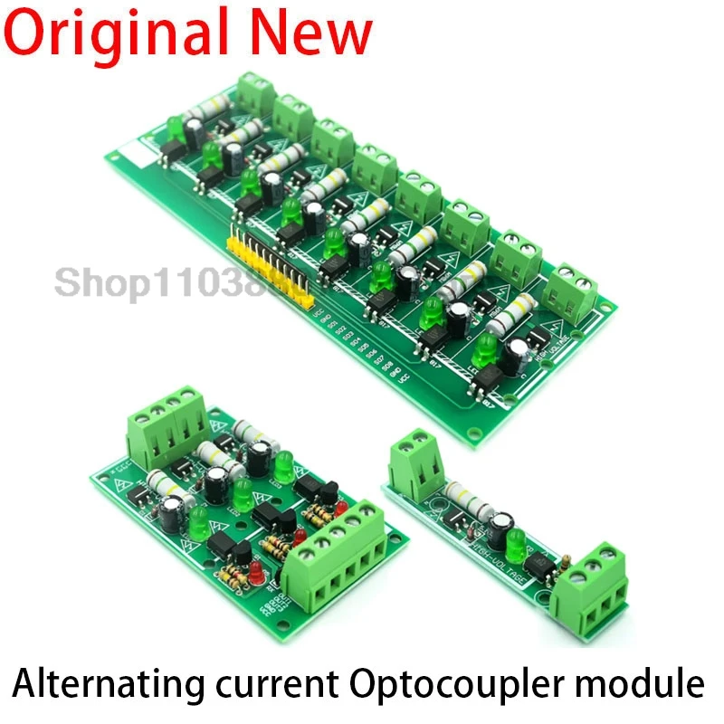 AC 220V 1/3/8 Channel MCU TTL Level 8 Ch Optocoupler Isolation Test Board Isolated Detection Tester PLC Processors Module