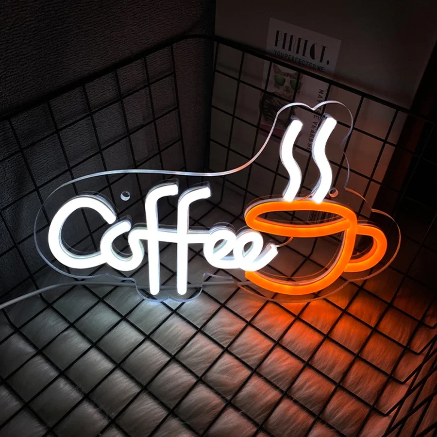 

Световые вывески для кафе, магазинов, небольших акриловых кофеен, ресторанов, декоративные, современные, светодиодные, неоновые.