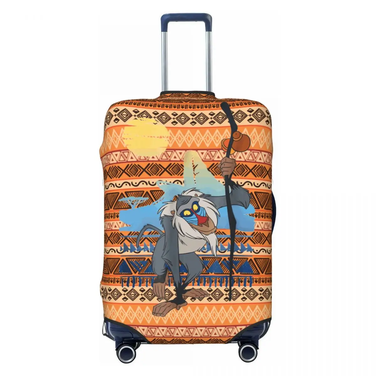 

Чехол для багажа с изображением Короля Льва, забавный аниме-чехол для чемодана, подходит для чемоданов 18-32 дюймов