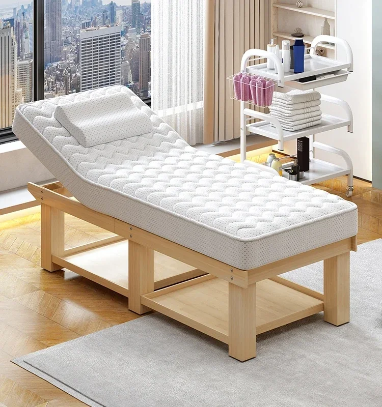 Latex beauty bed, massage bed for beauty salons, massage bed with holes, media creation, traditional Chinese medicine therapy