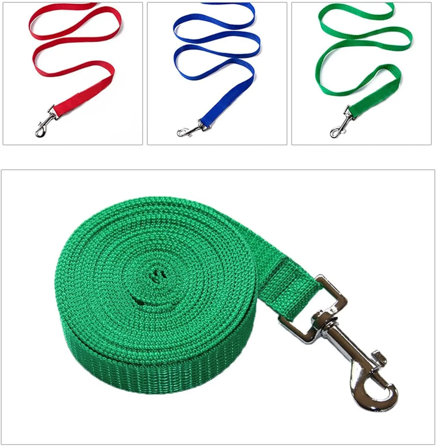 حبل جر للحيوانات الأليفة، مقاود تدريب الكلاب، مستلزمات الحيوانات الأليفة، حبل زعيم للمشي للكلاب (روجو، متوسط) #3