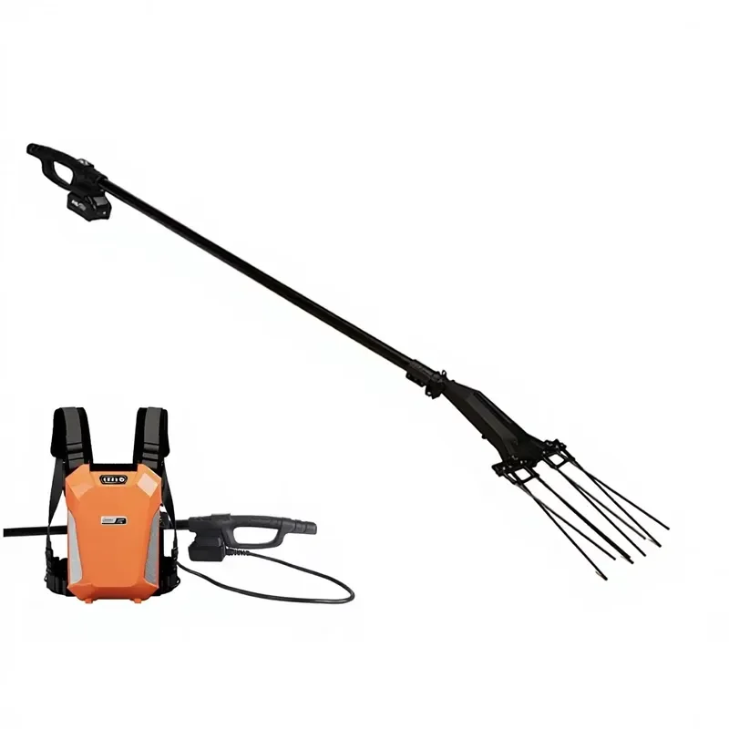 Cordless Olive Harvester Olive Picker Long Reach Pole Rake for Orchard Garden Fruit Harvesting Portable Farm Equipment