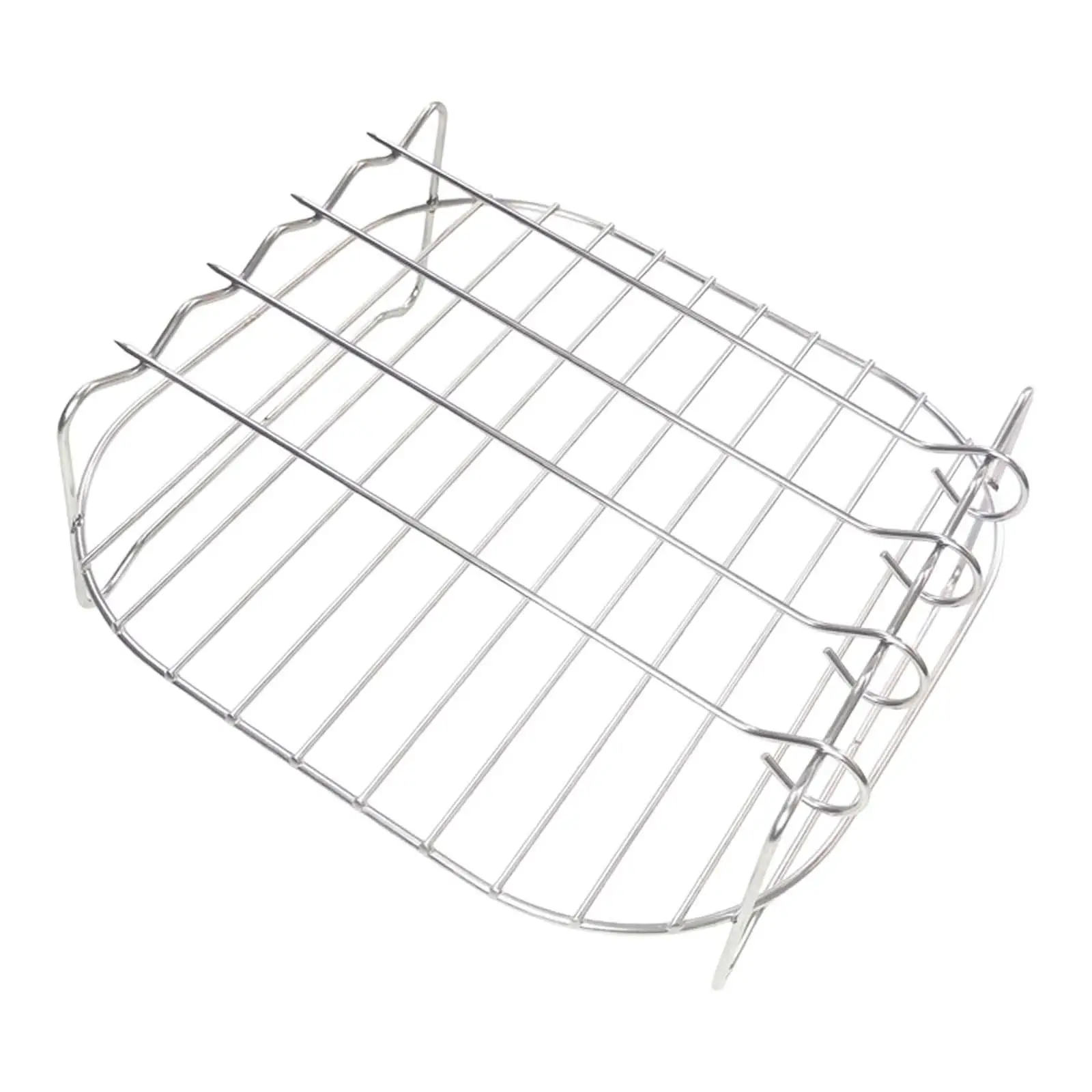 حامل مقلاة هوائية ممتاز ، رف شواء متعدد الاستخدامات للشوي والخبز