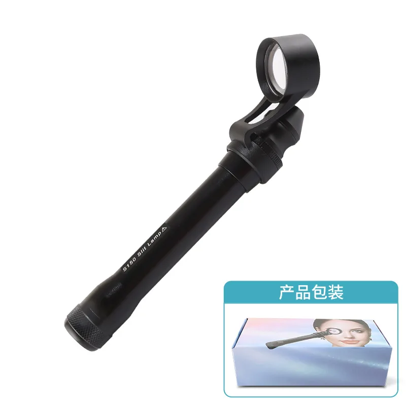 

Optical Ophthalmic Equipment Portable Hand-held LED Slit Lamp Microscope for Human and Veterinary Use