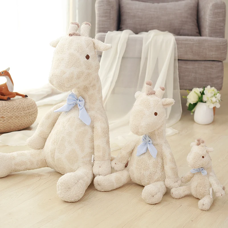 1pc 22/35/55cm Cute Soft Giraffe Plush Toys Soft Stuffed Animal Deer Plush Doll Toy Birthday Gift