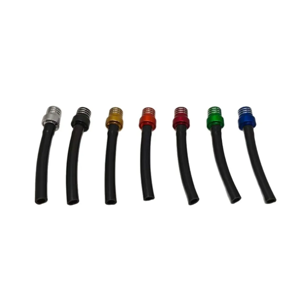 Universal Aluminum Fuel Tank Vent Hose Cap Breather Tube For Dirt Bike ATV Off Road Motorcycle Modified Items
