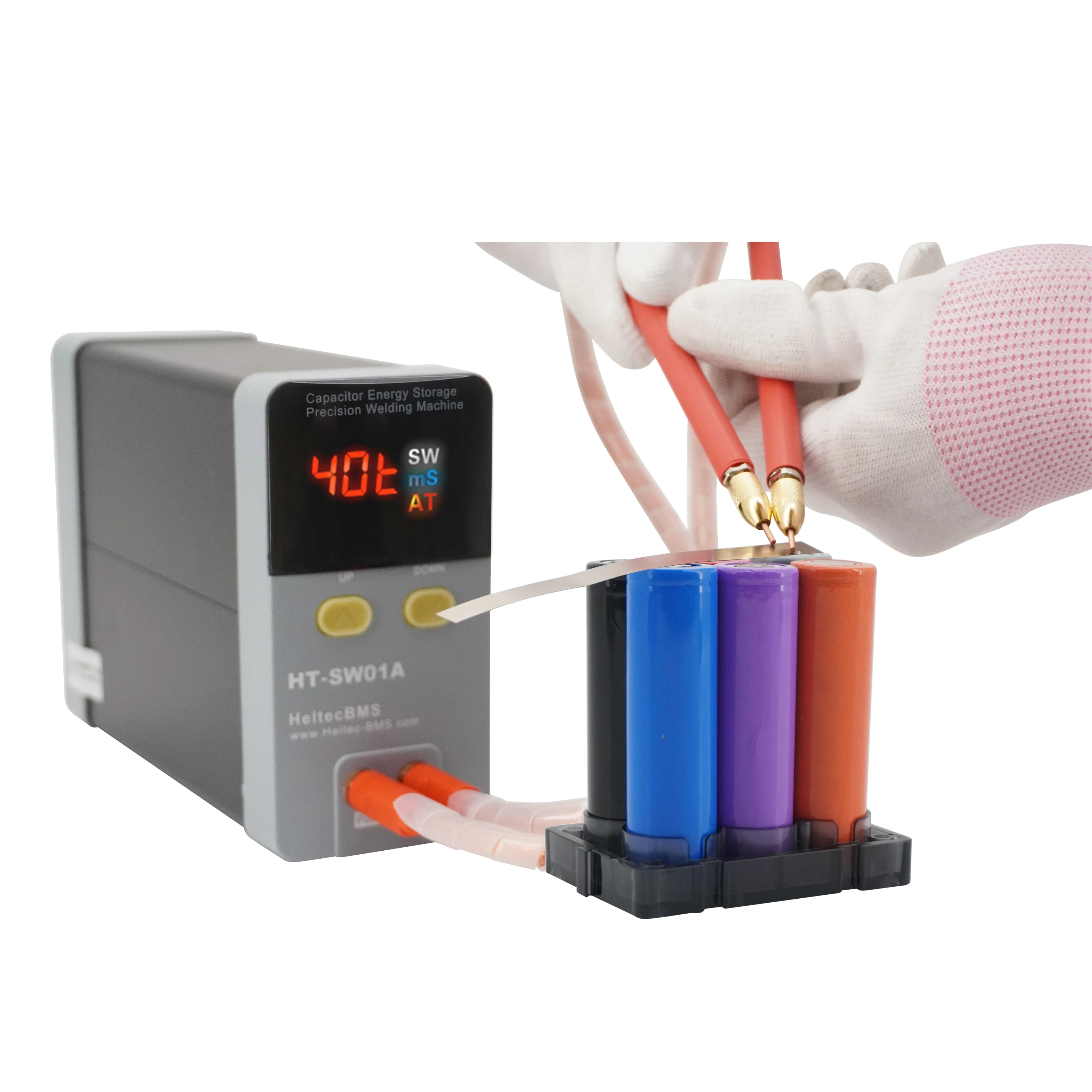 Heltec 11.6KW Welder Handheld Spot Welding Machine with LED Screen for LiFePO4/NCM/18600/21700/Nickel Sheet Electrical Tools