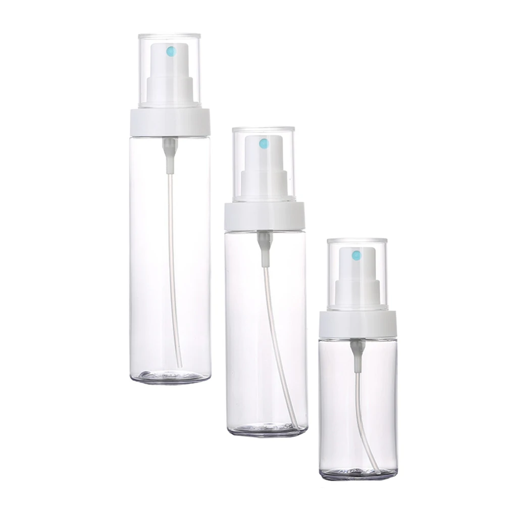 

3pcs Plastic Spray Bottle Refillable Mist Travel Camping Garden Detachable Compact Water Sprayer Bottles 80Ml 120Ml 150Ml