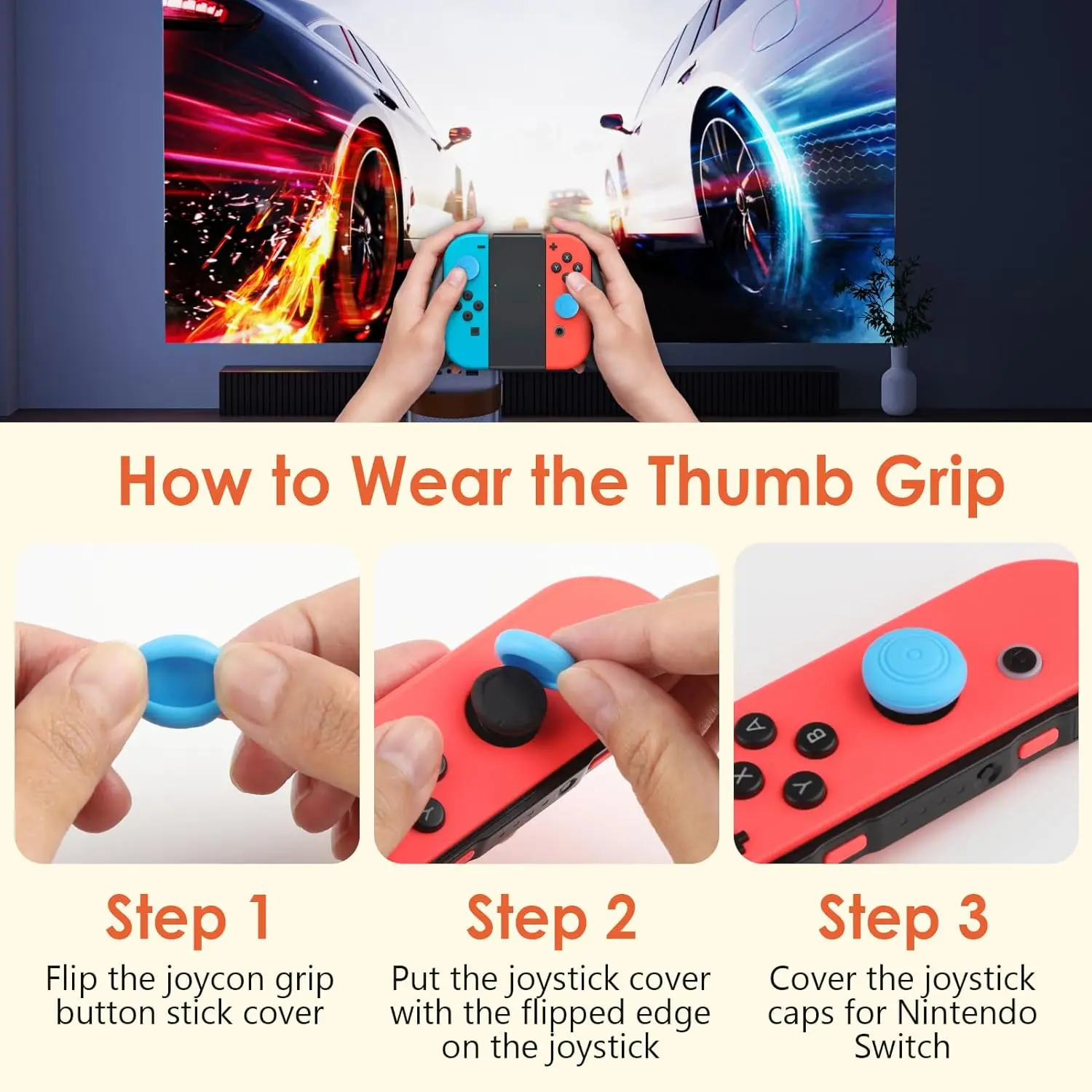 لنينتندو سويتش استبدال عصا التحكم الأصلية ثلاثية الأبعاد التناظرية متحكم الإبهام عصا ل سويتش لايت Joycon تحكم أداة إصلاح #6