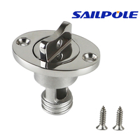 316 Stainless Steel Water Plug Tail Outlet Drain Boat Silk Plugging Kayak Water Plug T22 25.5mm Hatge Sewage Vent