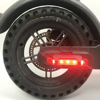 스쿠터 경고 LED 스트립 손전등 바 램프, 미지아 M365 전기 스쿠터 야간 사이클링 안전 장식 조명