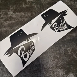 Motorcycle Die Cut Bandit Vinly Sticker Decals for Suzuki 100mm x 124mm