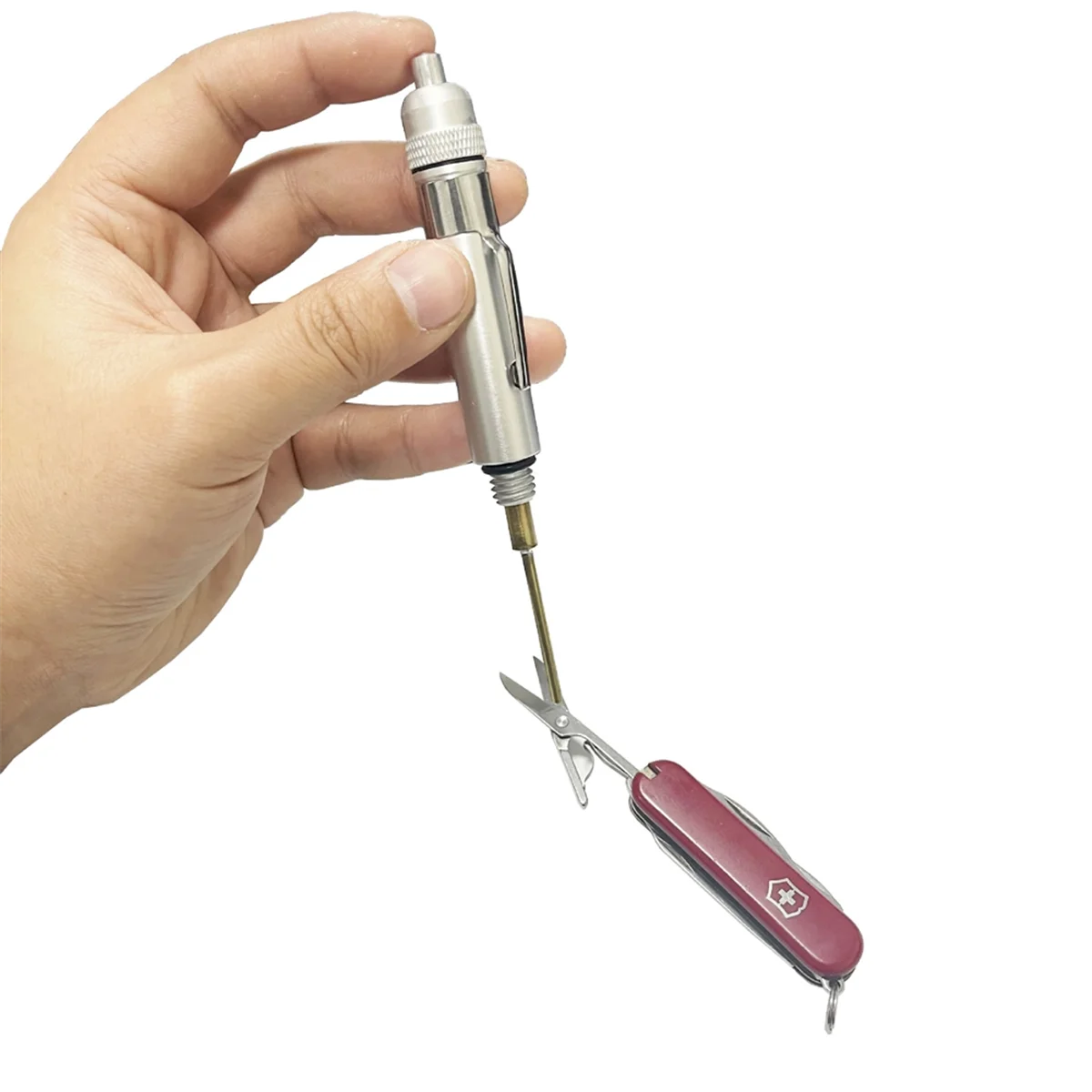 Il nuovo applicatore in lega di alluminio con penna per olio gocciolante di precisione applica con precisione l'altro lubrificante per manutenzione compatta