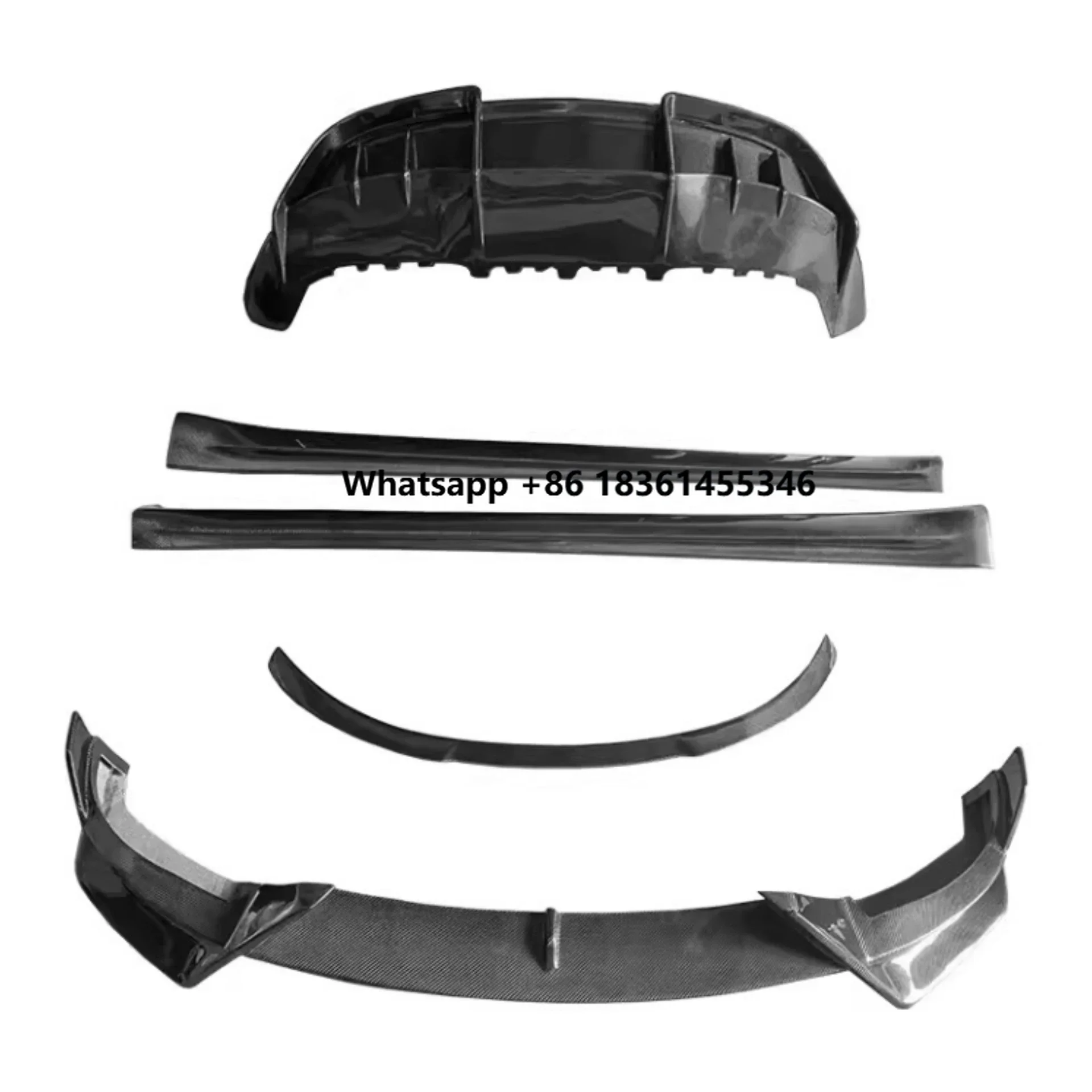 

For Model Y 21-22 Top Wing Convert Kit Spoiler Car Accessories Real Carbon Fiber Front Rear Lip Side Skirt