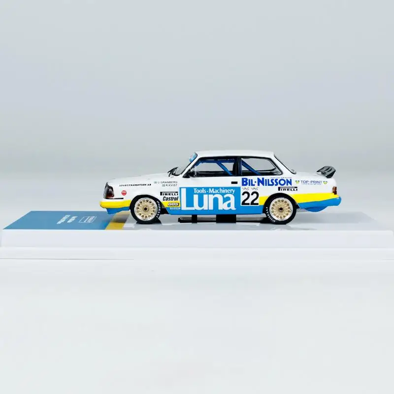 Tarmac Works 1/64 Volvo 240 Turbo ETCC Zolder 1984 Legering Speelgoed Motor Diecast Metaal Model Gift