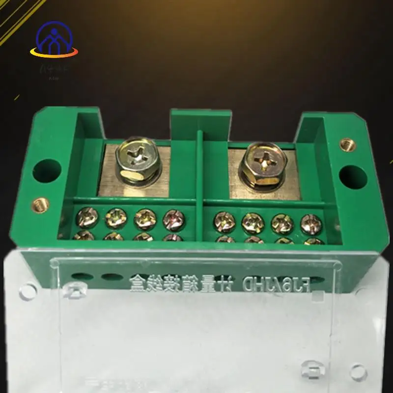 

A44F-Single Phase Spare Parts 2-In 6 Outgoing Terminal Box Household Distribution Box Junction Box Terminal Block 220 V(6 Out)