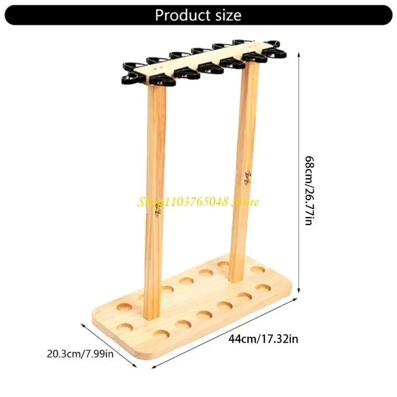 R53E Floor Stand Fishing Rod Racks Vertical Storage Holder Fishing Rod Rack Holds 8/14 Rod Fishing Gear Equipment Organizers