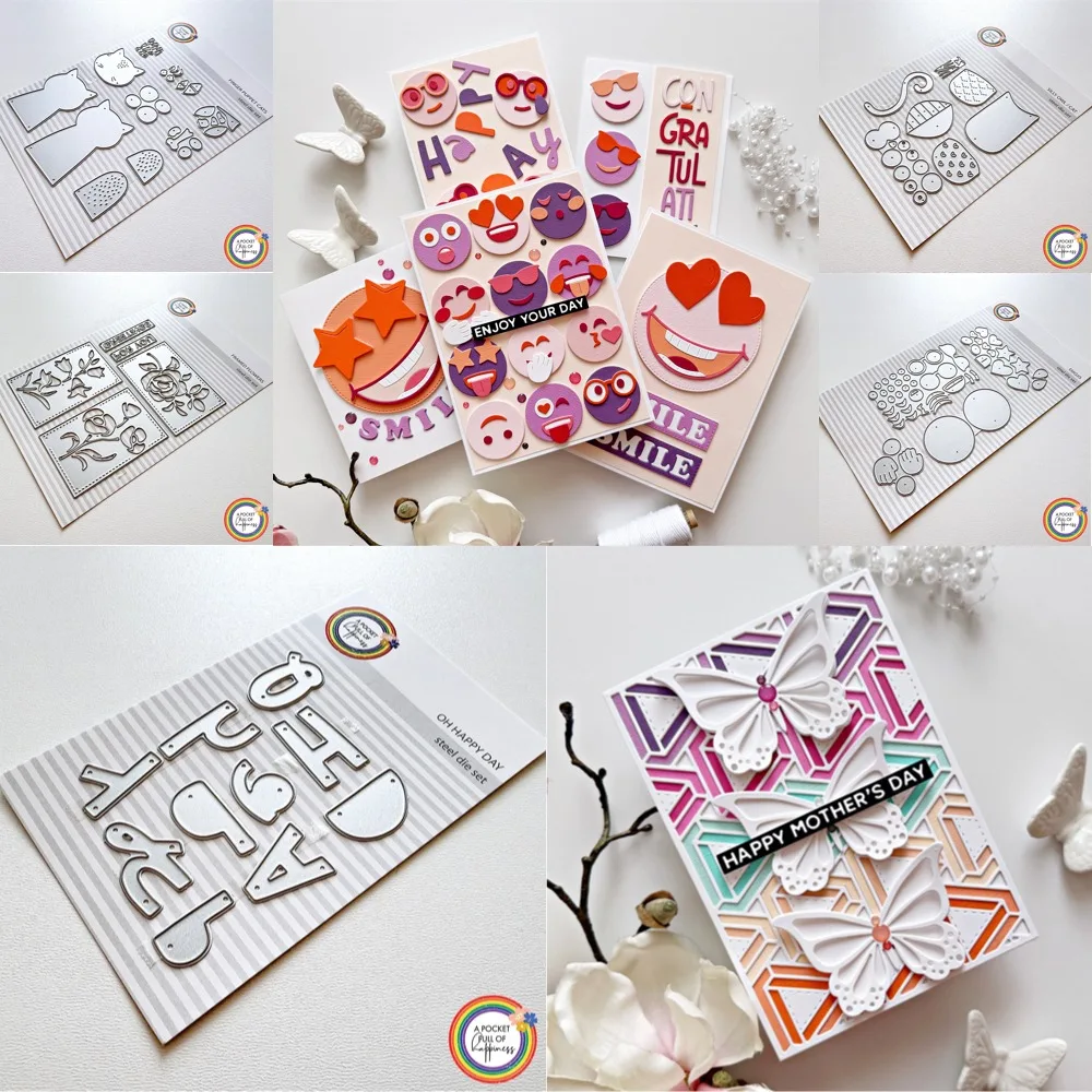 Congratulations Metal Cutting Dies Scrapbook Diary Decoration Stencil Embossing Template DIY Greeting Card Handmade 2025 New