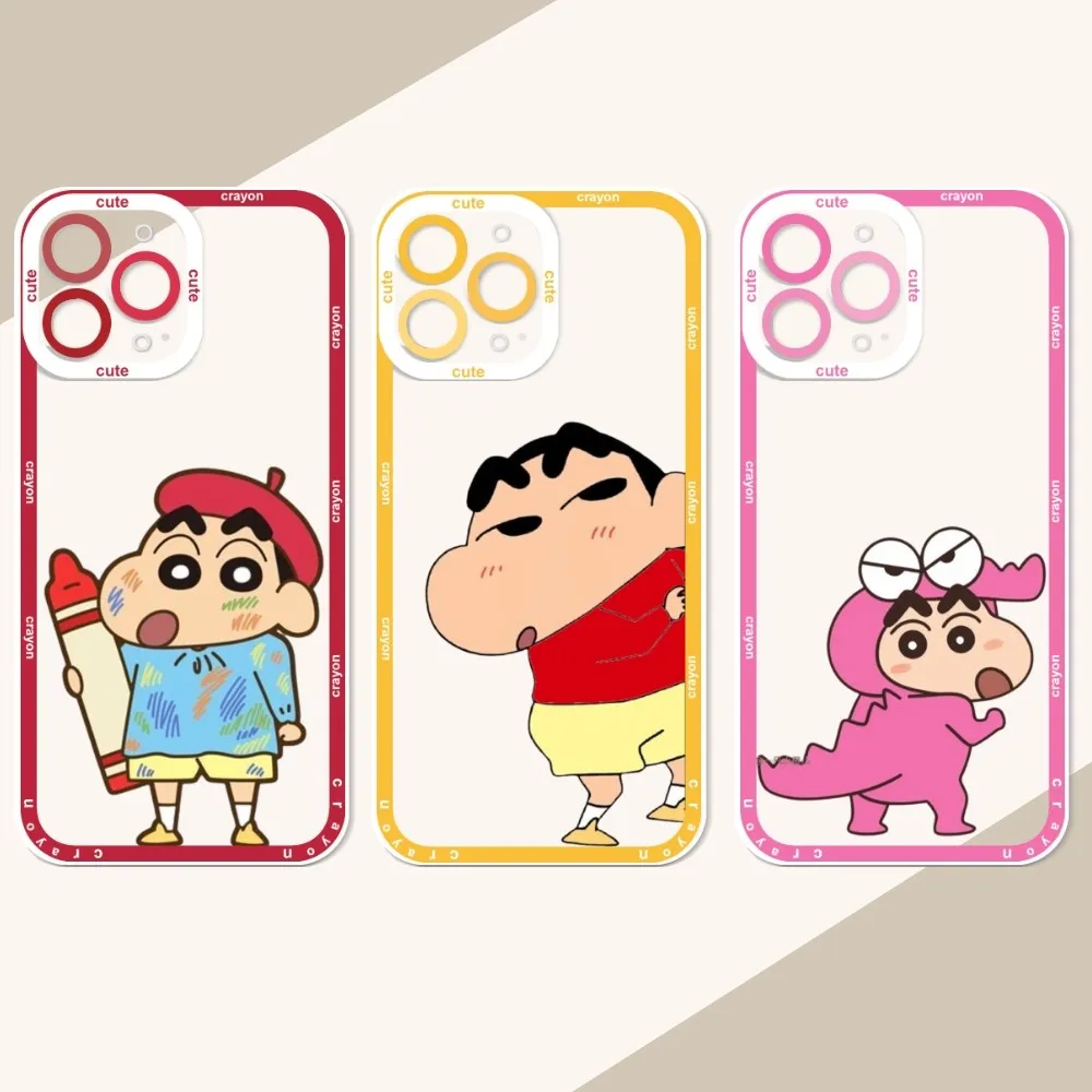 C-crayon S-shin-chan Phone Case For IPhone 12 11 13 14 Pro Max XR XS Max 16Plus 16promaxCase