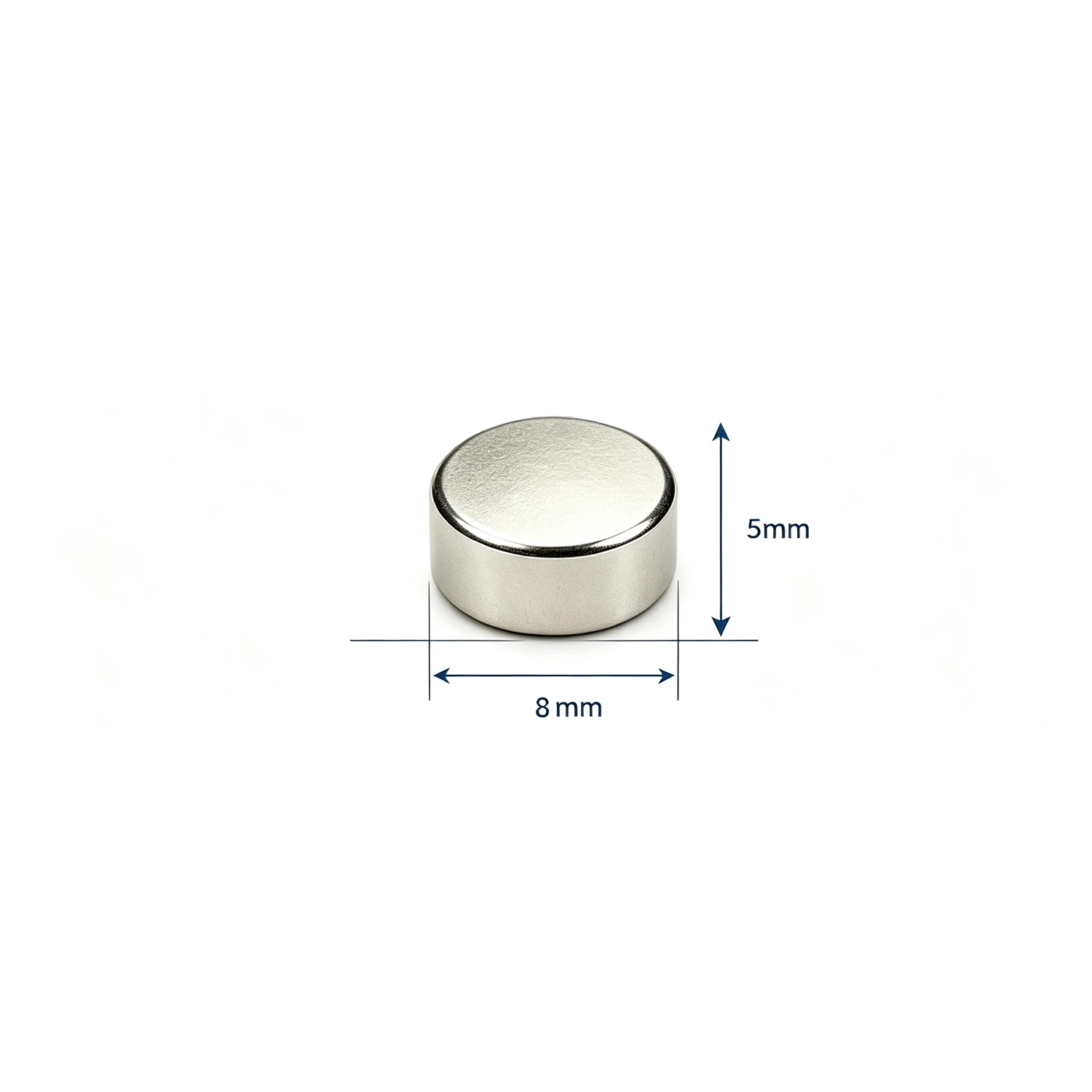 Super Strong Neodymium Magnets 8X5 Magnet 8 X 5mm Permanent Super Powerful Strong Small Magnets for Fridge, DIY, Building, Scien