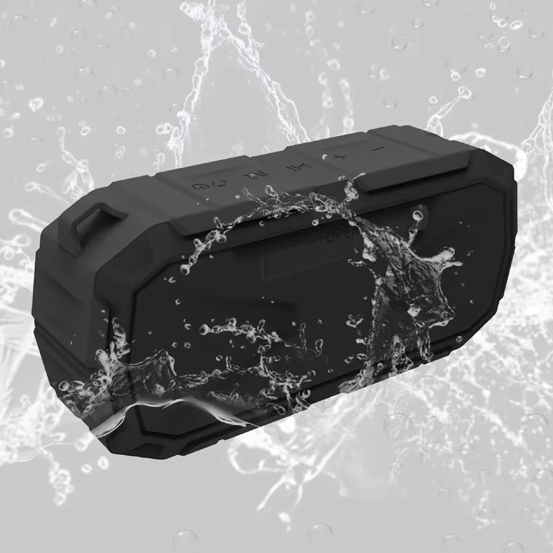 

Portable Outdoor Home Wireless Speaker IP67 Waterproof Woofer HIFI FM TF DTS 10W 10-15 Hours Battery