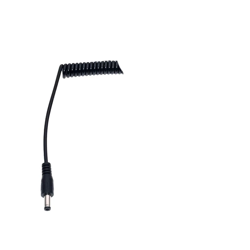 

4Pcs DC 5.5*2.1mm Male to 5.5*2.1mm Male Power Retractable Cord 1.3m Power Adapter DC Jack Plug 5.5mmx2.1mm Cable With Spring