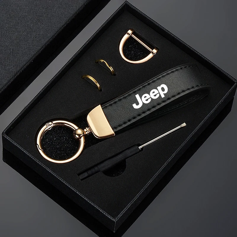 Kalbsleder Auto Schlüsselanhänger Fiat Emblem Schlüsselanhänger für Jeep Renegade Compass Grand Cherokee Wrangler jk Gladiator Patriot