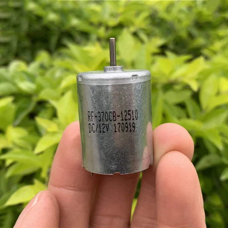 RF-370CB-12510 DC 5V-12V 3700RPM Precious Metal Brush Mini Mute Micro 24mm Round Electric Motor DIY Hobby Toy Fan Model