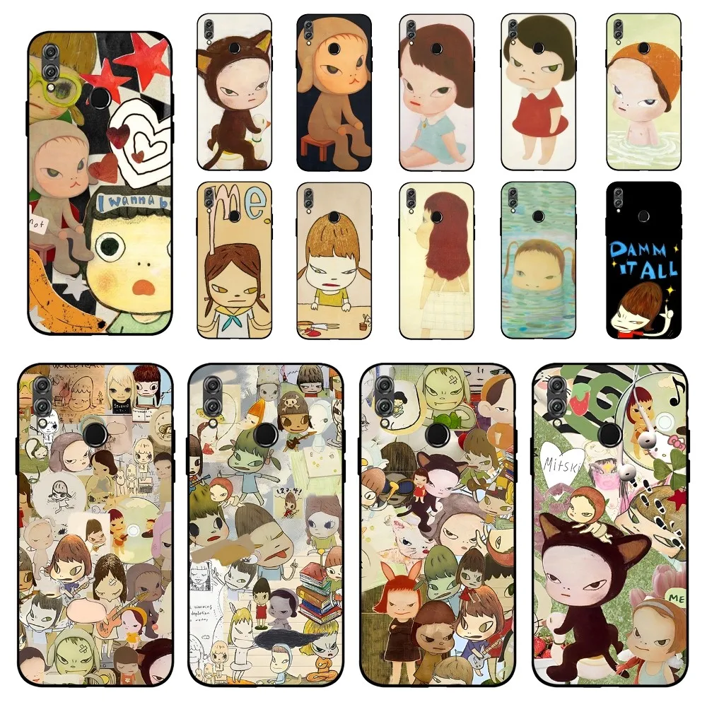 

Yoshitomo Nara artnet Art Phone Case For Huawei Honor 10 lite 9 20 7A 9X 30 50 60 70 pro plus Soft Silicone Cover