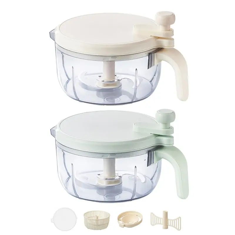 

Salad Spinner Food Processor Mixer Egg Separator Hand-Held Salad Mixer Kitchen Household Meat Grinder Egg Beater Pasta & Fries