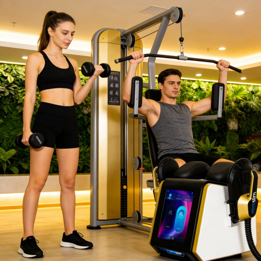 

MYOSlim New Upgrade Machine EMS Body Sculpt Machine HI-EMT Electromagnetic Muscle Stimulation Body Contouring/