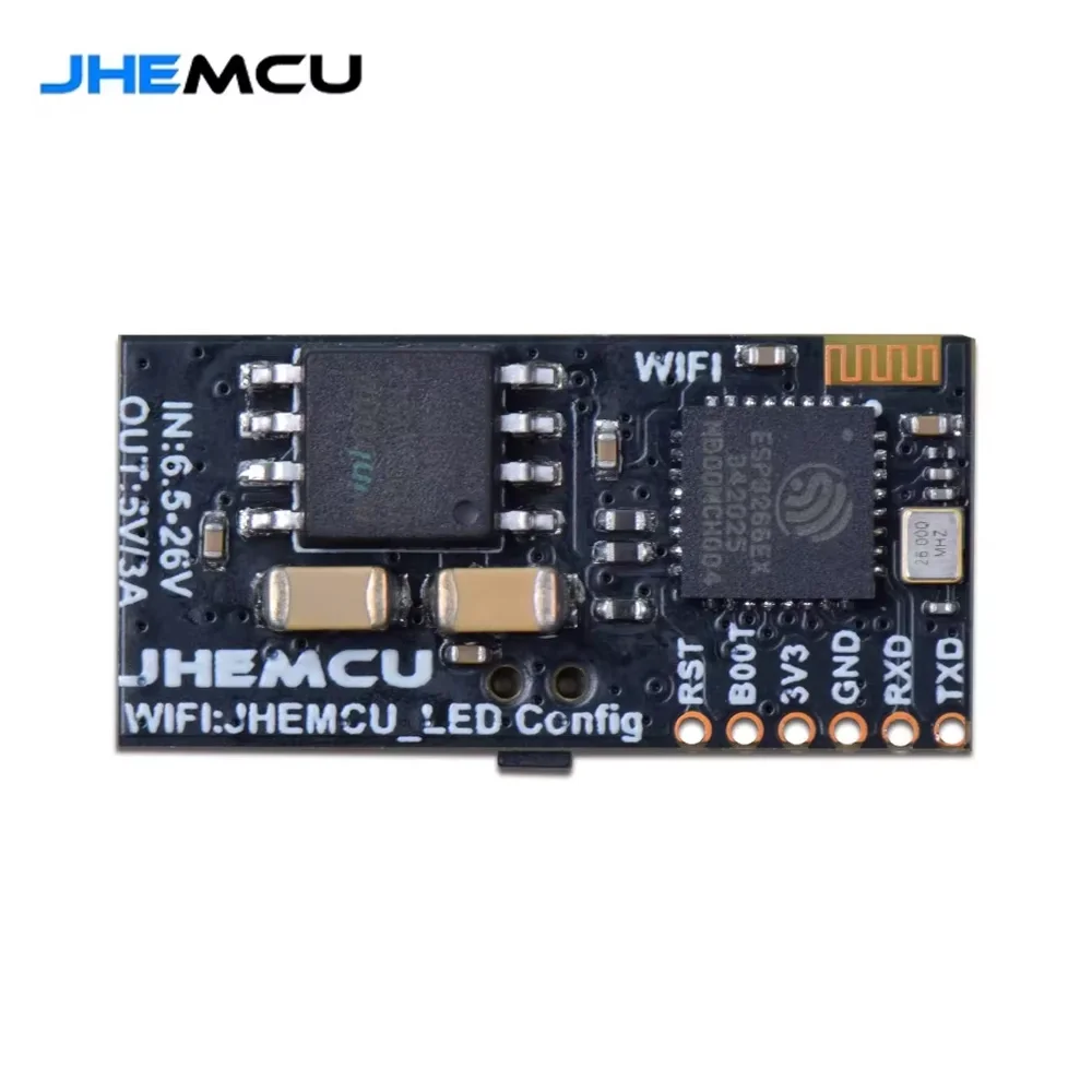 JHEMCU ESP8266 WiFi WS2812 LED Controller Module 5V 3A BEC for FPV RC Drone Quadcopter DIY Parts