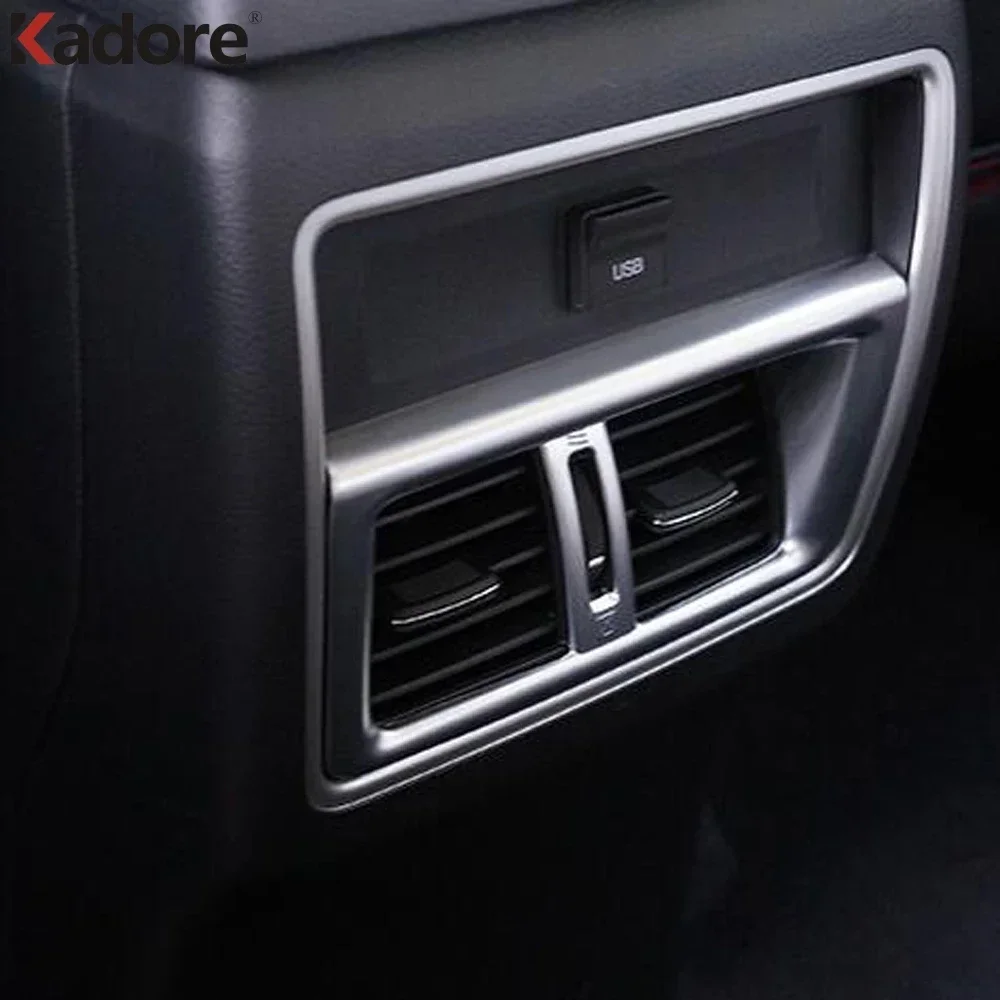 Voor Nissan Murano 2015 2016 2017 2018 Interieur Achterbank Air Vent Outlet Cover Trim Frame Decoratie Auto Sticker Accessoires