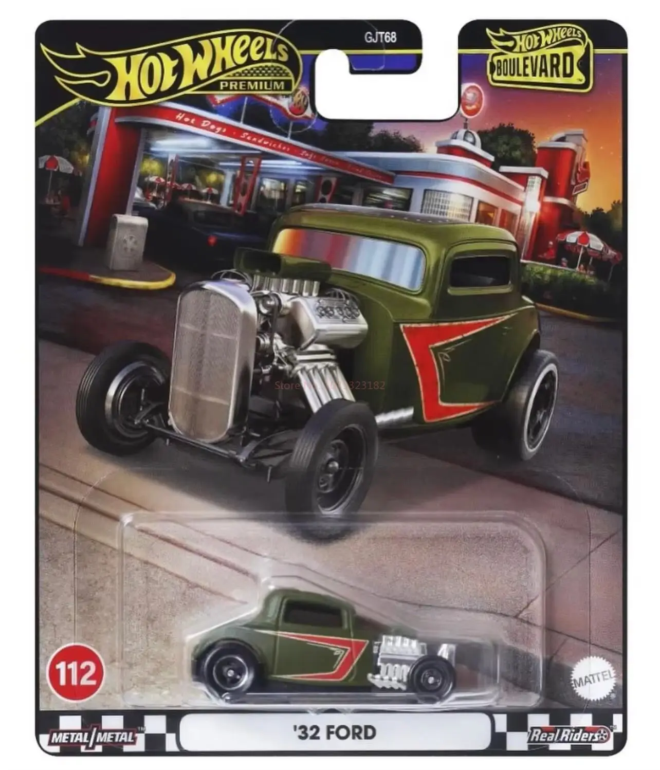 Em estoque rodas quentes boulevard mix 5 gjt68 original 1:64 modelo fundido modelo de carro colecionável veículo meninos presentes de aniversário brinquedos