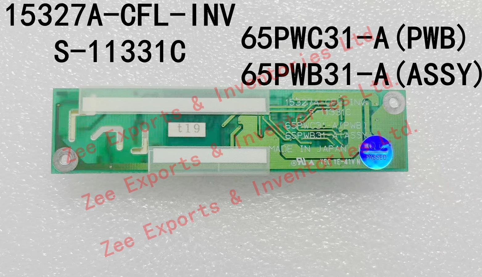 

15327A-CFL-INV S-11331C 65PWC31-A(PWB) 65PWB31-A(ASSY) Original NEC Inverter for NL6448BC20-08 NL6448BC20-08E NL6448BC20 08